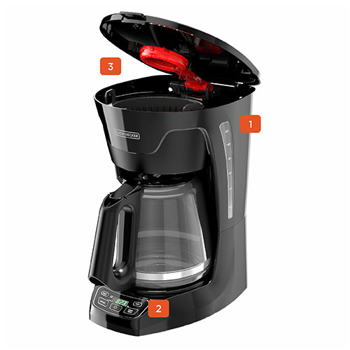 Black and decker coffee pot shop